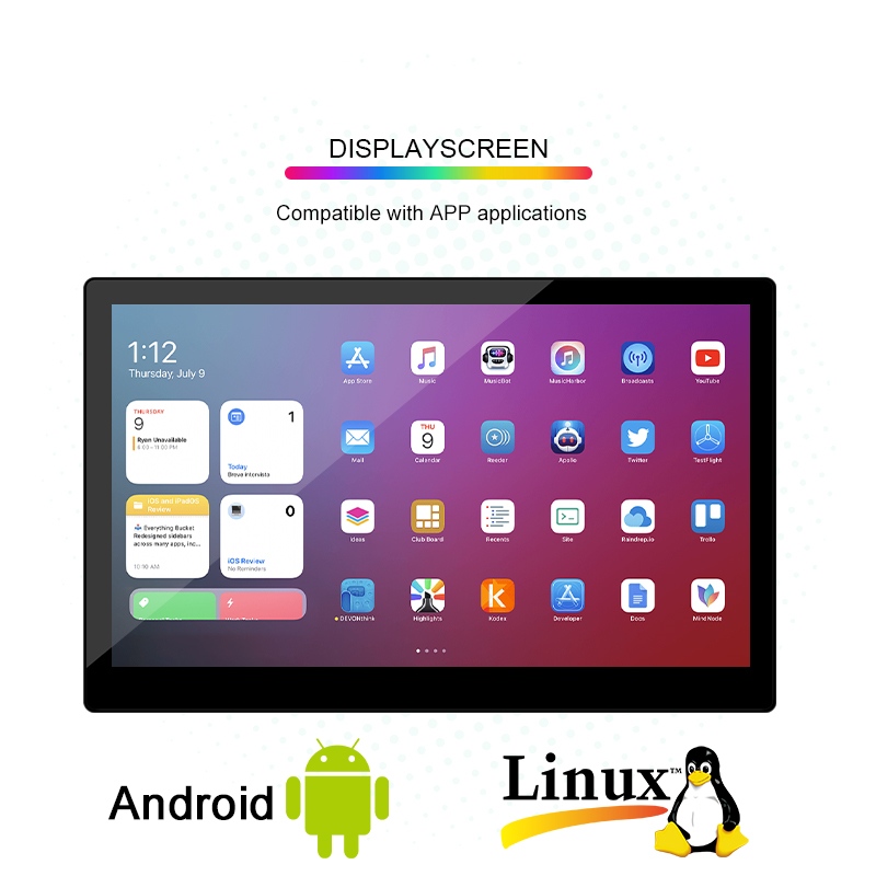 Android or Linux Options touch screen