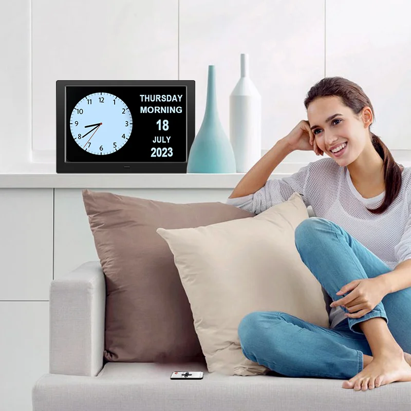Digital Calendar Day Clock