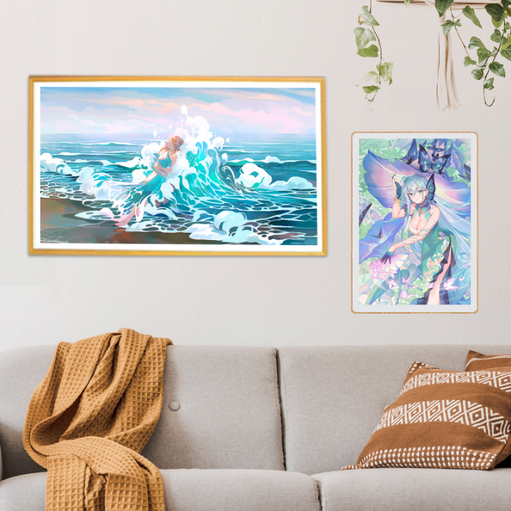 Digital Art Display Frame