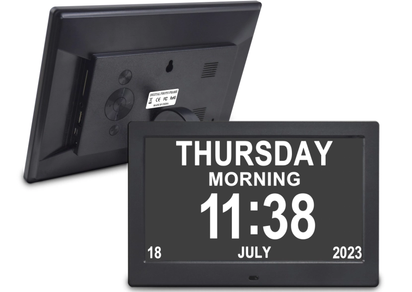Digital Calendar Day Clocks