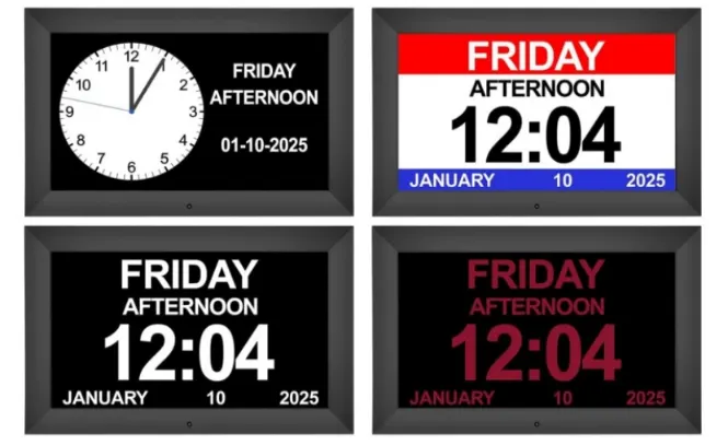 WiFi digital day clock2