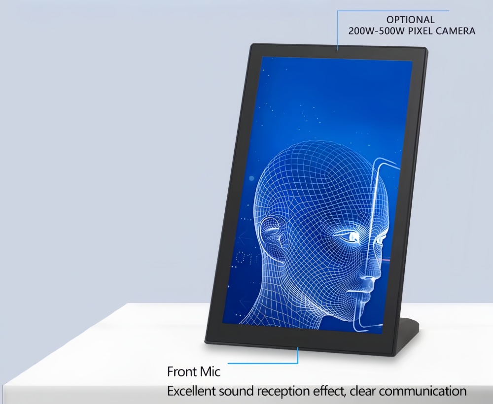 L-shaped Android tablet