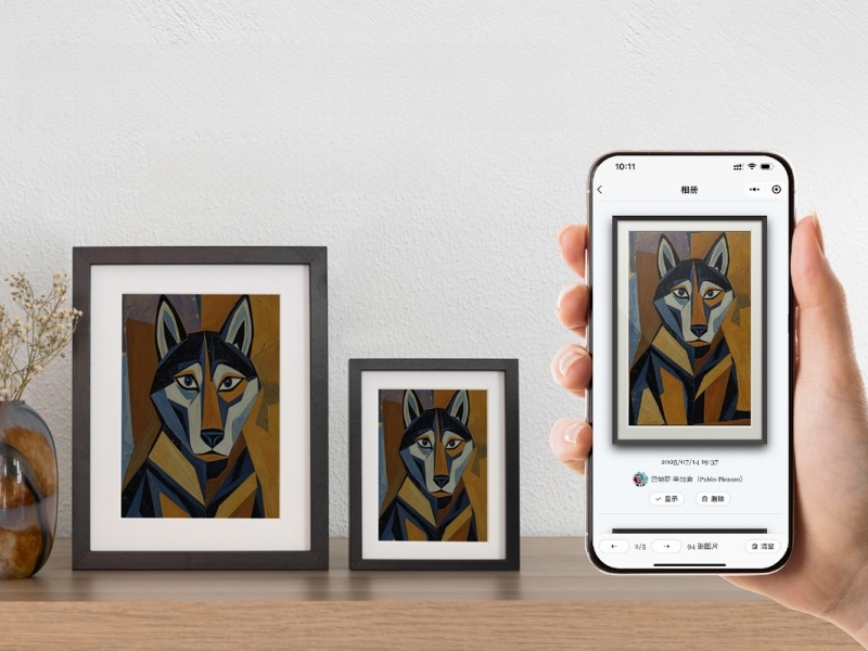 custom art display frame2