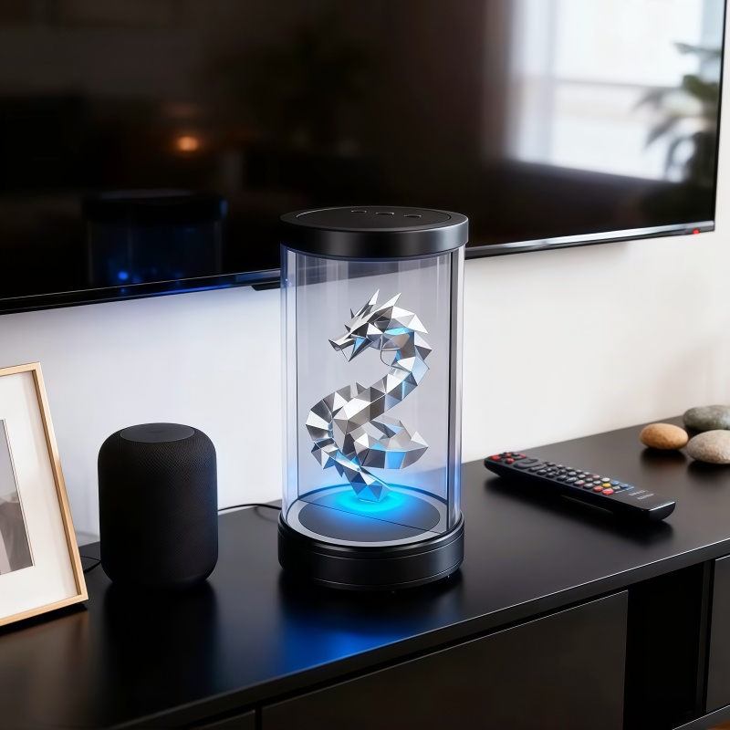 3D hologram cylinder