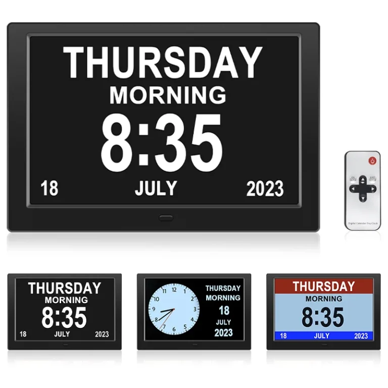 Digital Calendar Day Clock