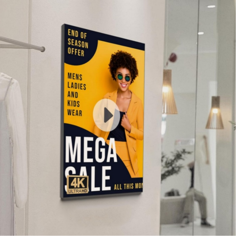 Full HD vs 4K Hanging Digital Signage Displays Which Crushes Visibility in Busy Stores