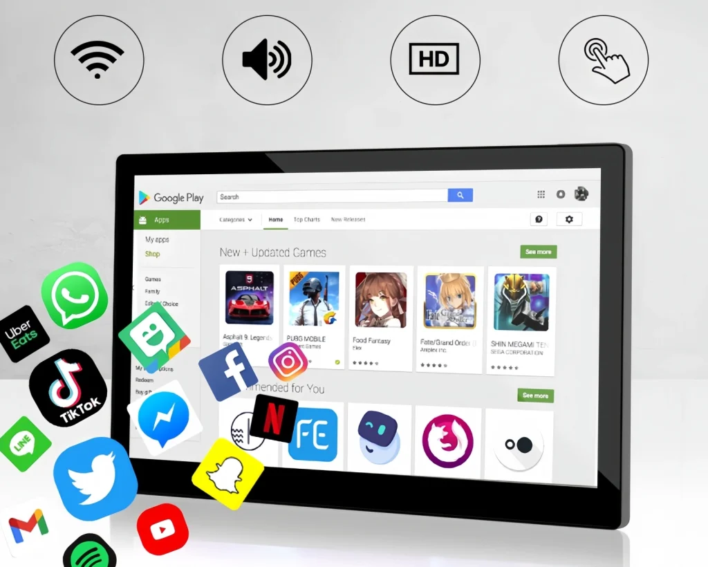 Menu Boards on a Budget Using a 21.5 Android All-in-One for Cafés and QSRs