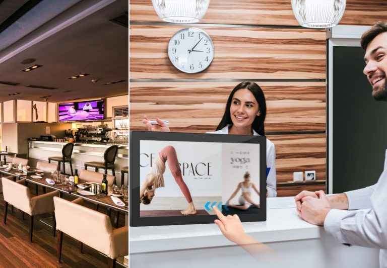 touch screen for service