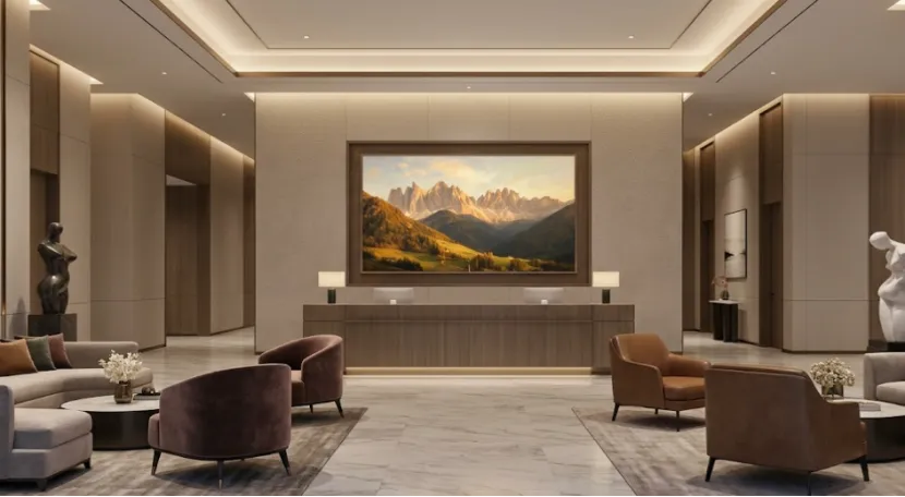 Hotel Digital Art Frames: Upgrade Spaces Without Renovation