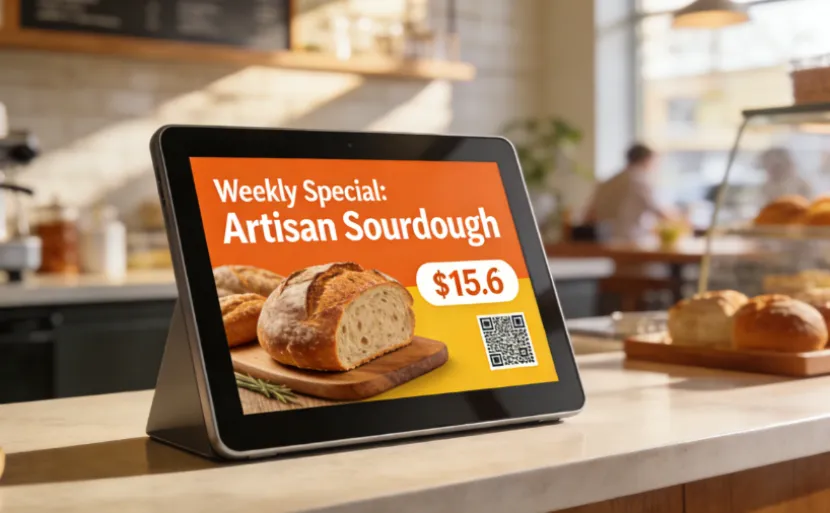 WiFi Digital Photo Frame for Business: Promotions & Info Displays