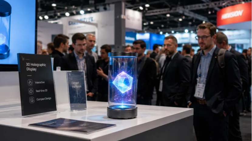 Small 3D Holographic Displays for Trade Show Booths