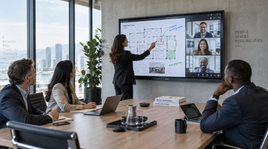 The Rise of Interactive Displays in Hybrid Workspaces: Beyond the Traditional Office
