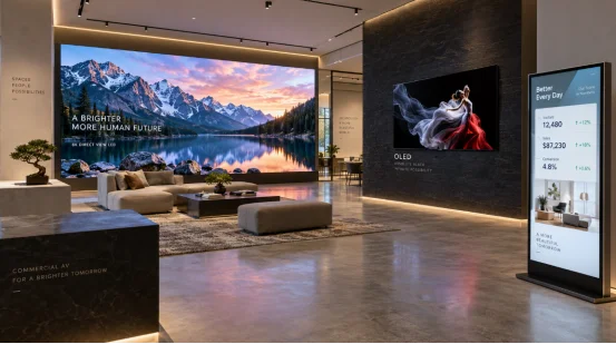 LCD vs. LED vs. OLED: A Comprehensive Comparison for Commercial Applications